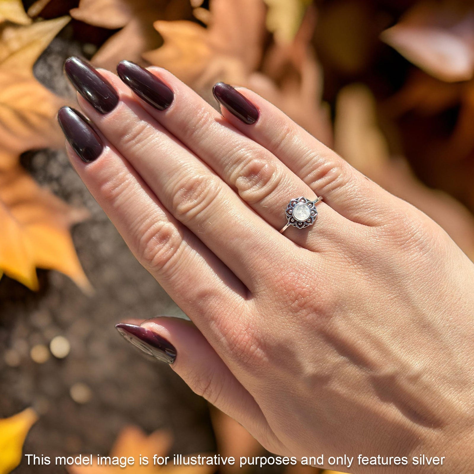 Lotus Flower Mandala Ring