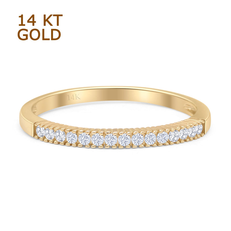 Half Eternity Wedding Band