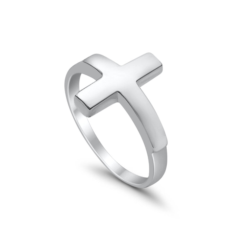 Solitaire Engagement Ring Round Simulated 925 Sterling Silver