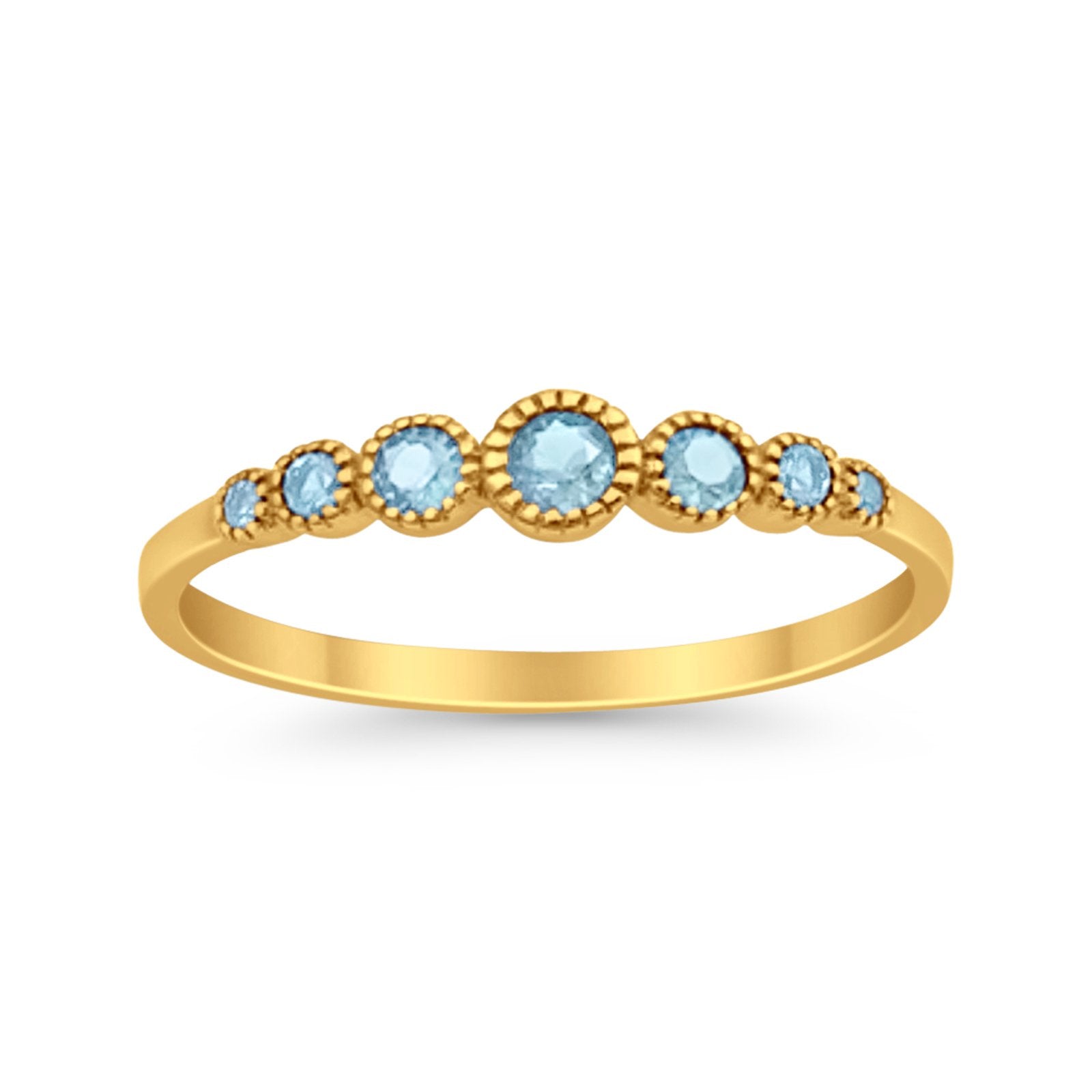 Half Eternity Petite Dainty Wedding Band Ring Simulated CZ 925 Sterling Silver