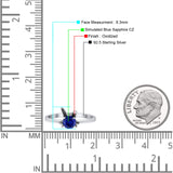 Art Deco Bunny Rabbit Round Thumb Ring Fashion Oxidized Lab Created Opal Solid 925 Sterling Silver