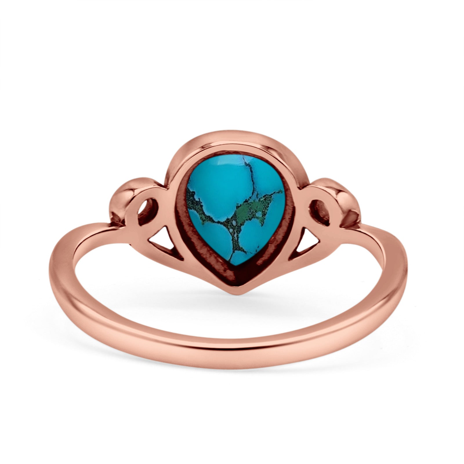 Pear Statement Fashion Vintage Style Thumb Ring Lab Created Opal Oxidized 925 Sterling Silver