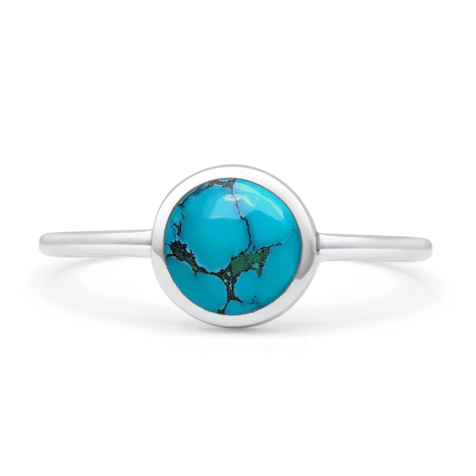 Oxidized Statement Fashion Round Petite Dainty Thumb Ring Lab Created Opal Solid 925 Sterling Silver