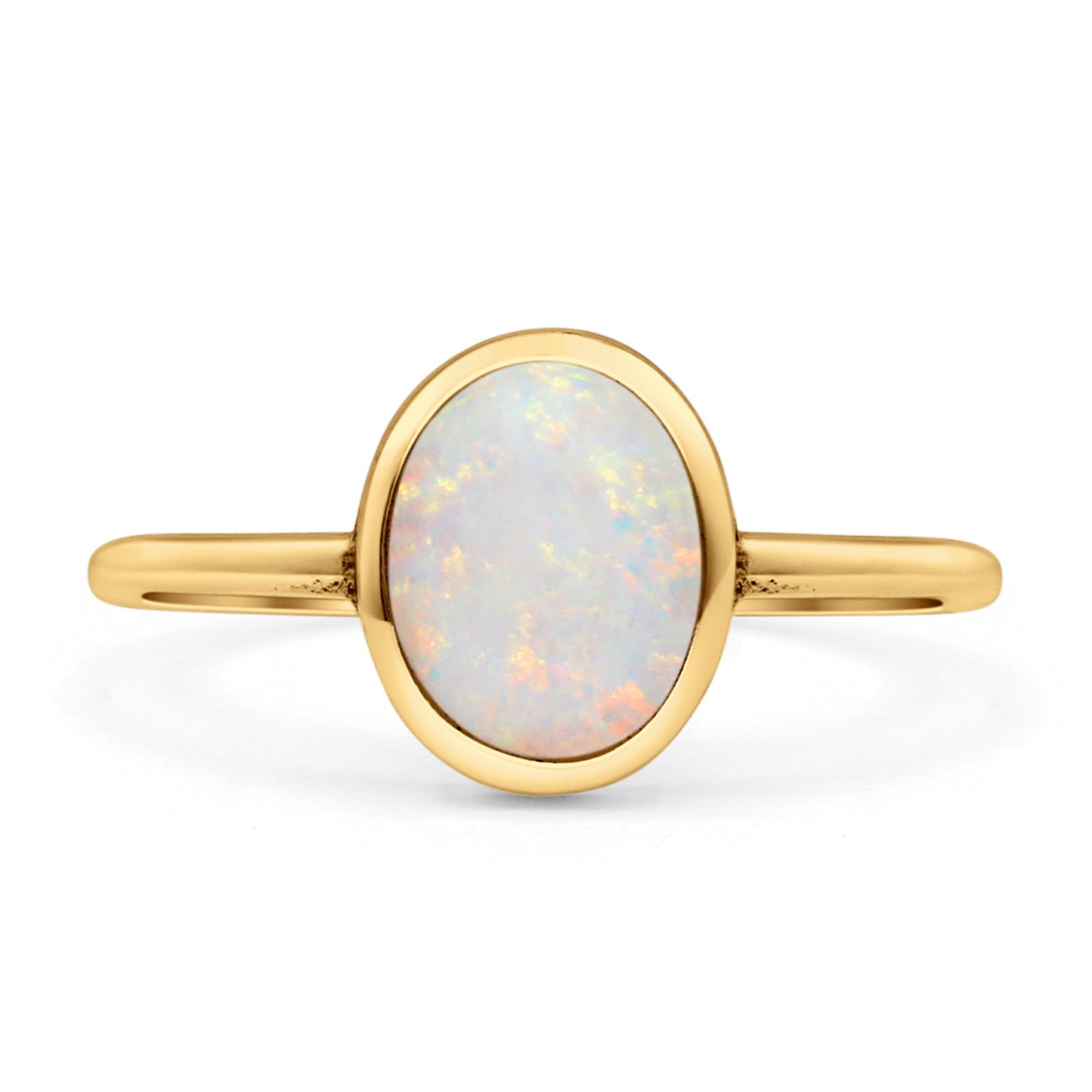 Oval Statement Fashion Petite Dainty Thumb Ring Lab Created Opal Solid 925 Sterling Silver