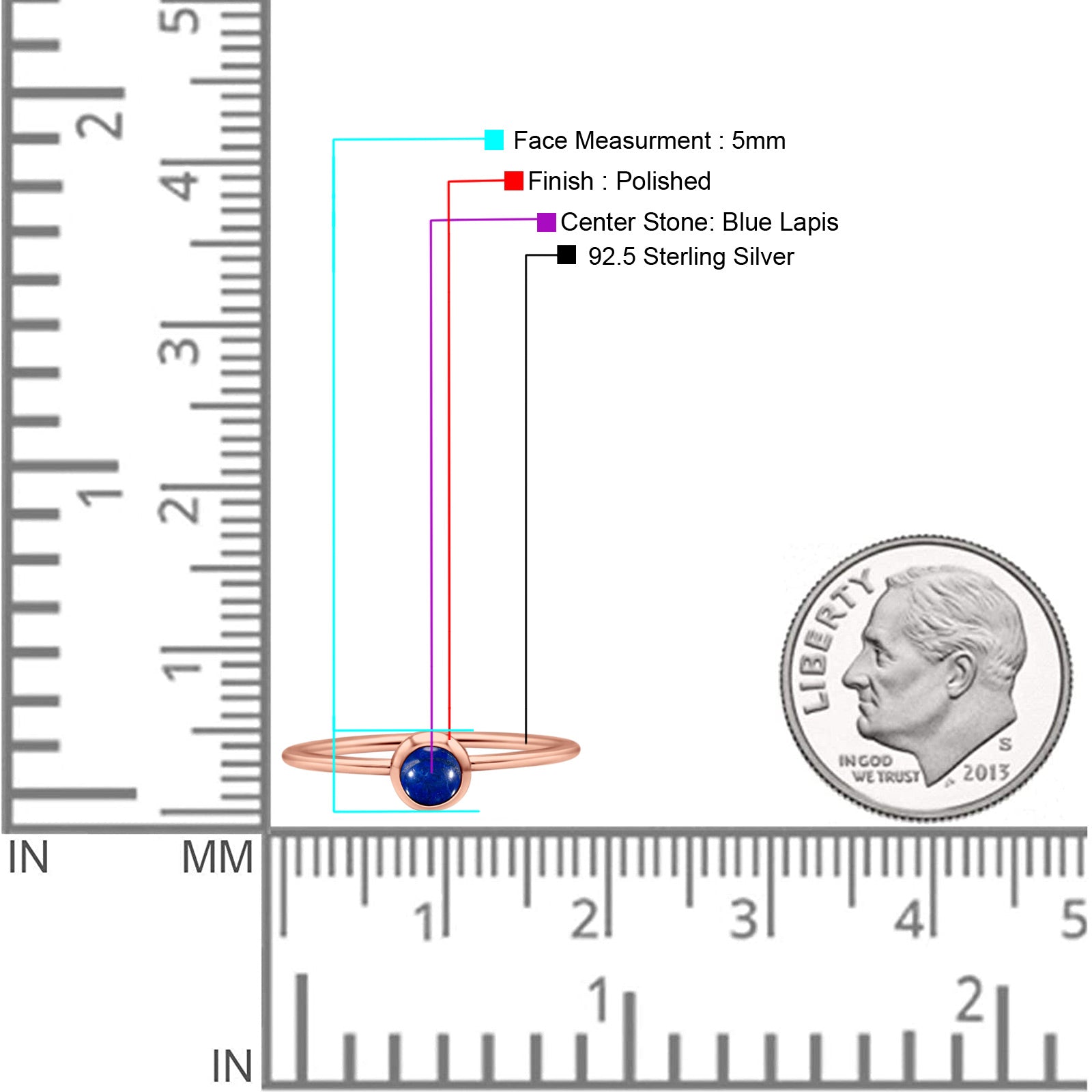Round Fashion Statement Petite Dainty Thumb Ring Lab Created Opal Solid 925 Sterling Silver