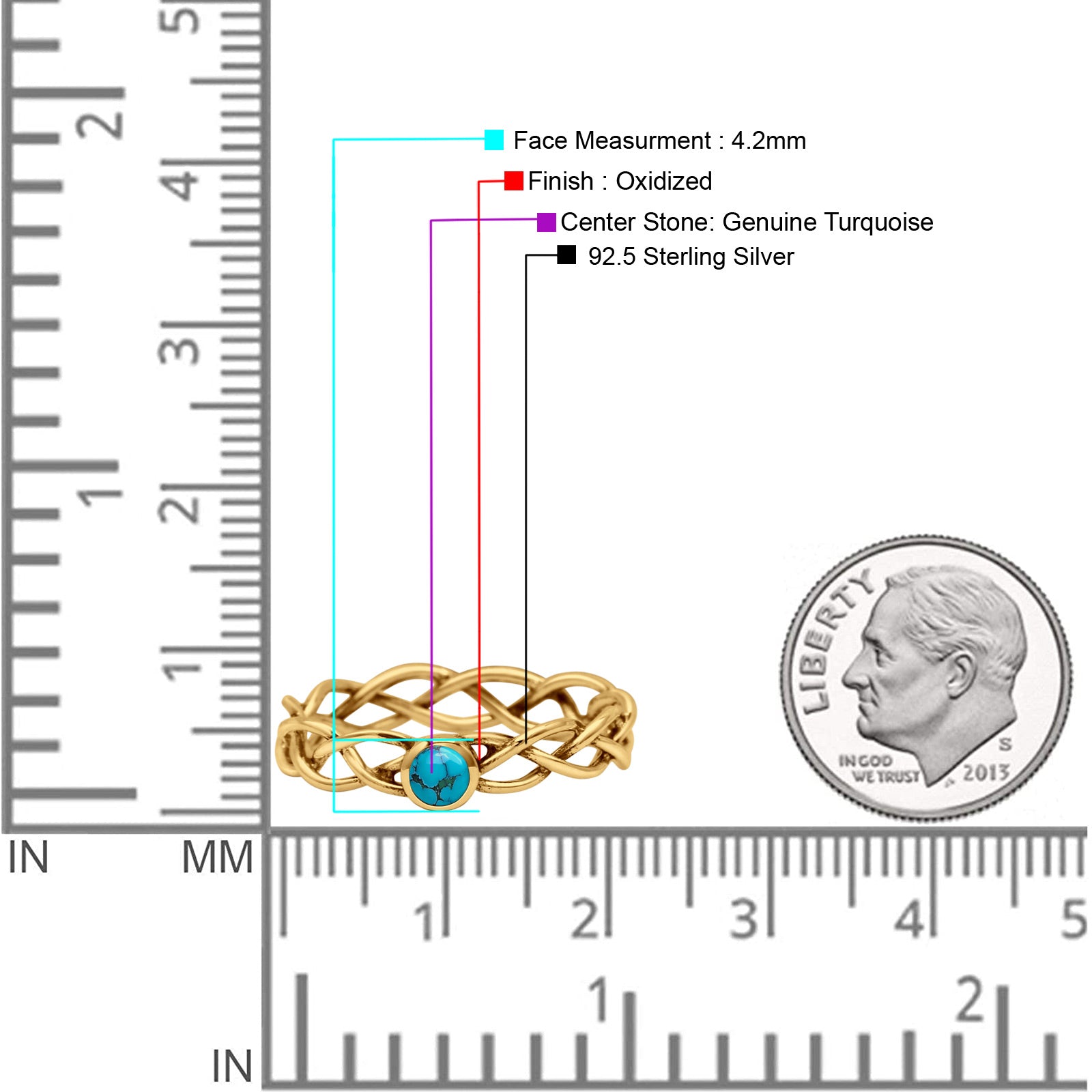 Infinity X Cross Weave Entangle Round Statement Fashion Ring Lab Created Opal Solid 925 Sterling Silver
