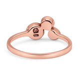 Three-Stone Lab Created Opal Ring 925 Sterling Silver