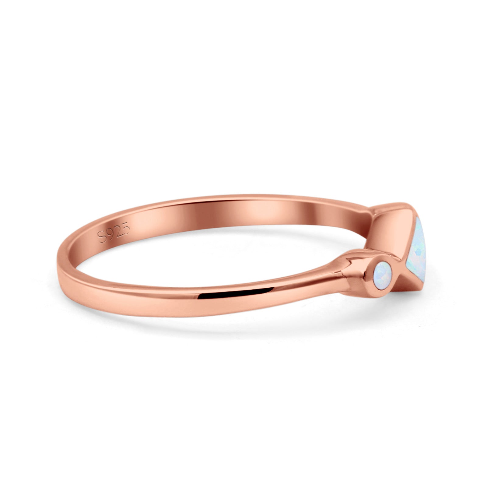 Square Vintage Style Petite Dainty Statement Fashion Thumb Ring Lab Created Opal 925 Sterling Silver