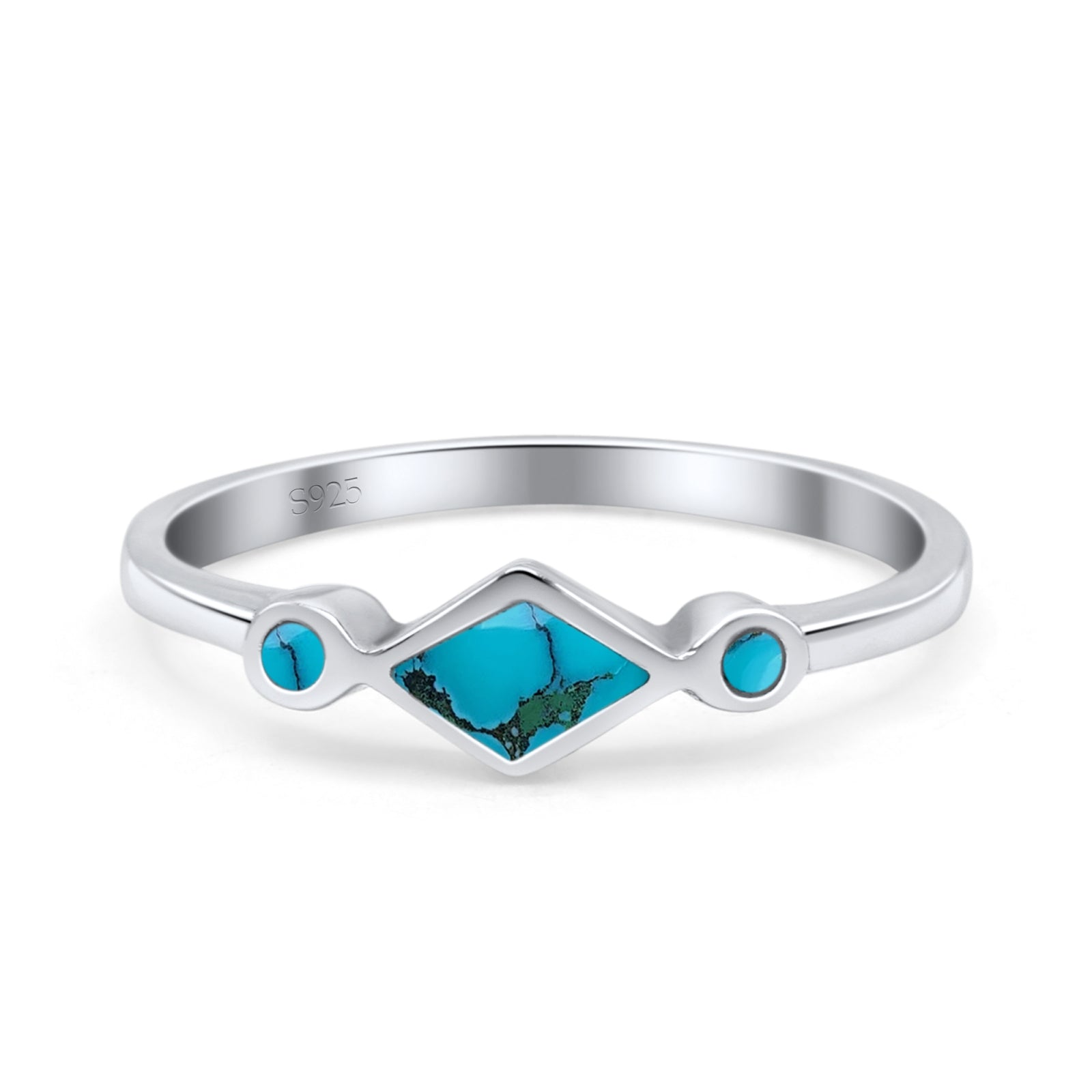 Square Vintage Style Petite Dainty Statement Fashion Thumb Ring Lab Created Opal 925 Sterling Silver