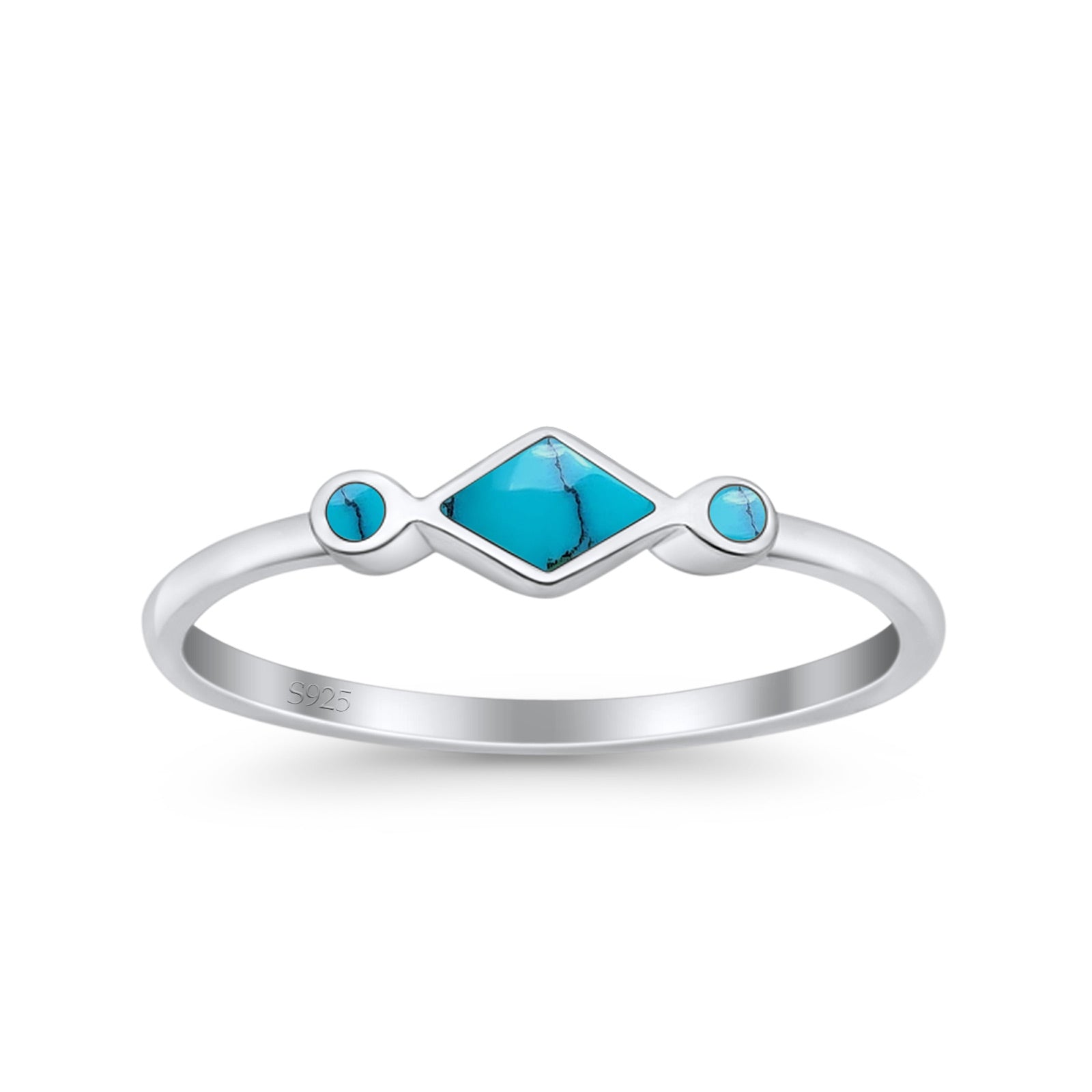 Square Vintage Style Petite Dainty Statement Fashion Thumb Ring Lab Created Opal 925 Sterling Silver