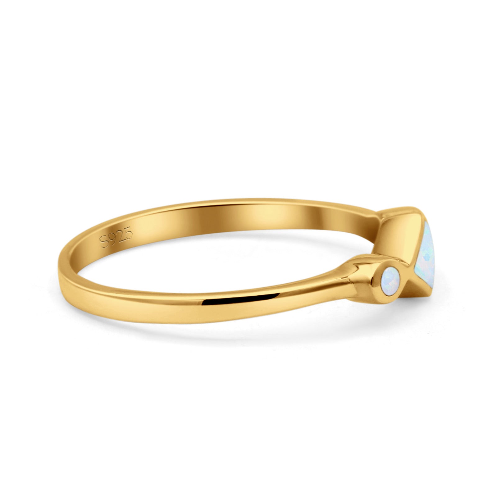 Square Vintage Style Petite Dainty Statement Fashion Thumb Ring Lab Created Opal 925 Sterling Silver