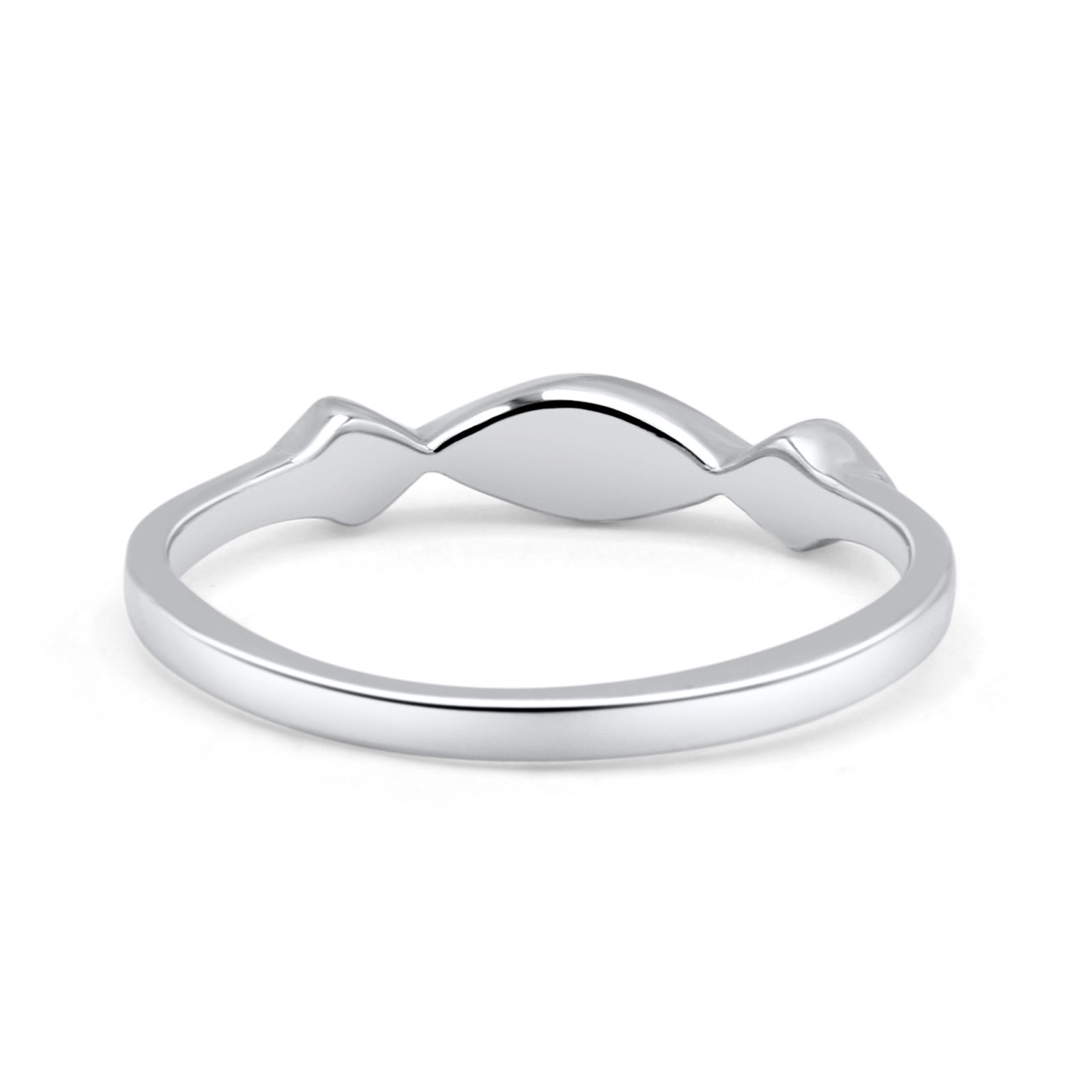 Marquise Vintage Style Petite Dainty Fashion Thumb Ring Lab Created Opal Solid 925 Sterling Silver