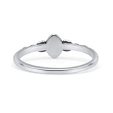 Marquise Oxidized Thumb Ring Statement New Fashion Ring Lab Created Opal 925 Sterling Silver