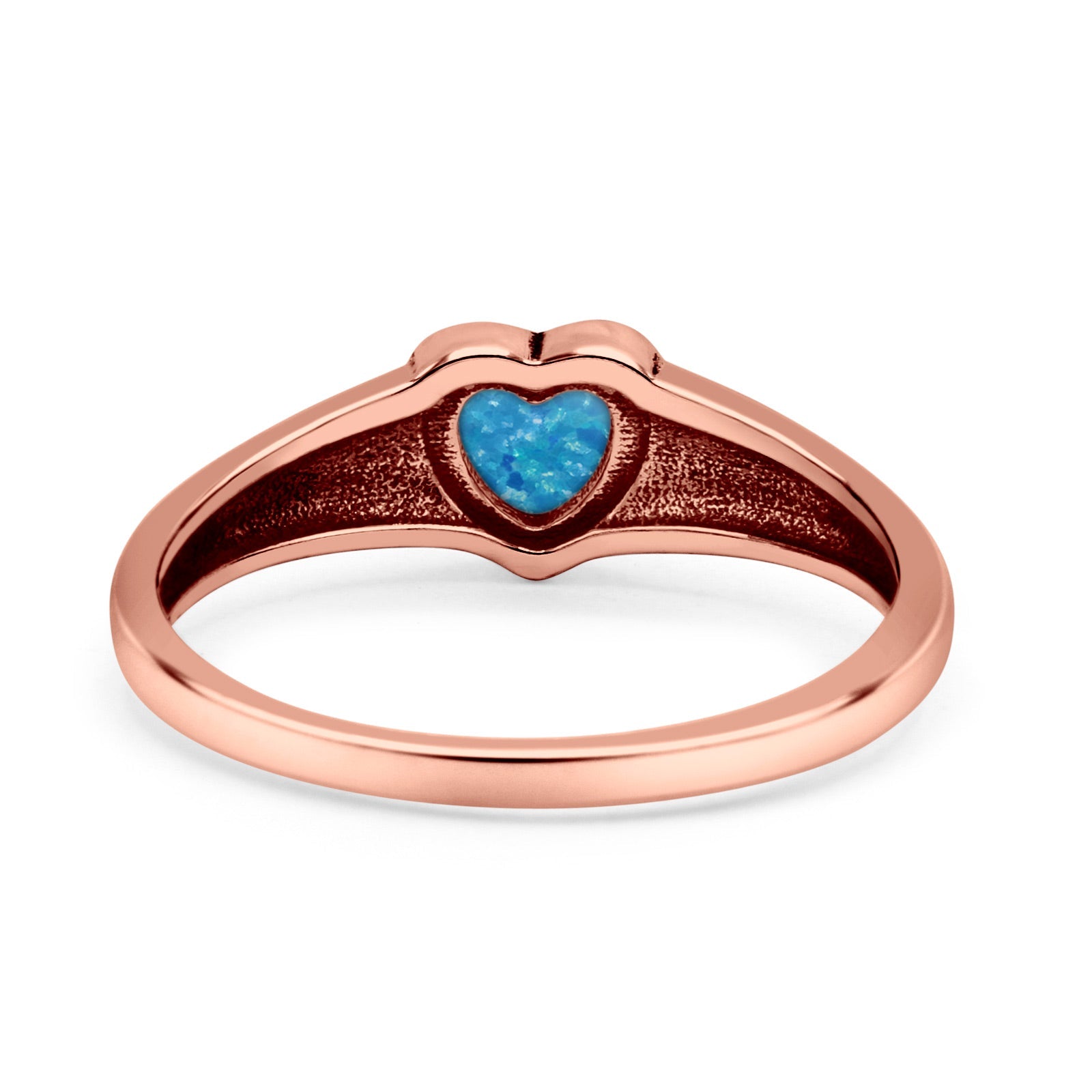 Heart Oxidized Thumb Ring Statement Fashion Ring Lab Created Opal 925 Sterling Silver