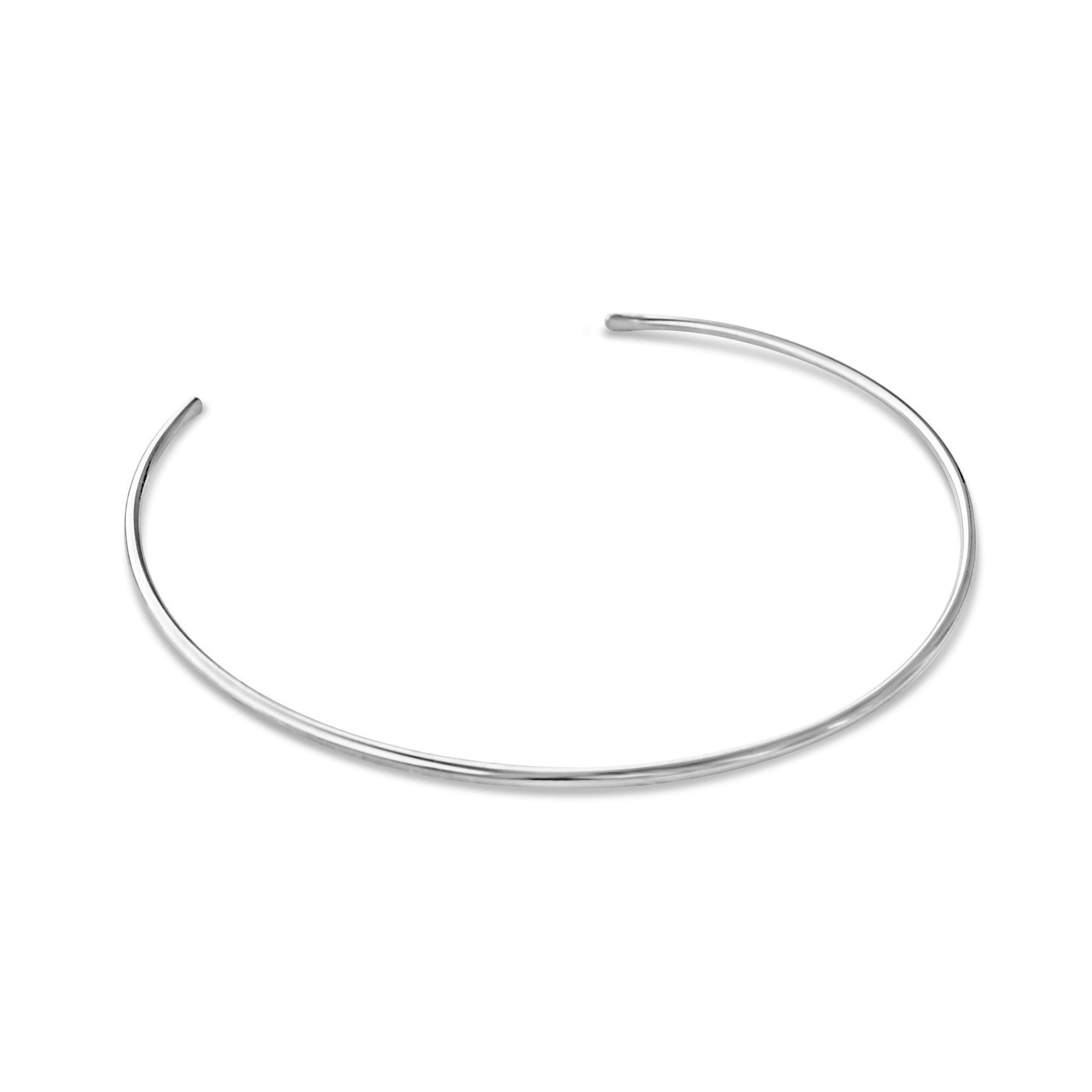 5MM Collar Choker Chain 925 Sterling Silver No Clasp 5.25