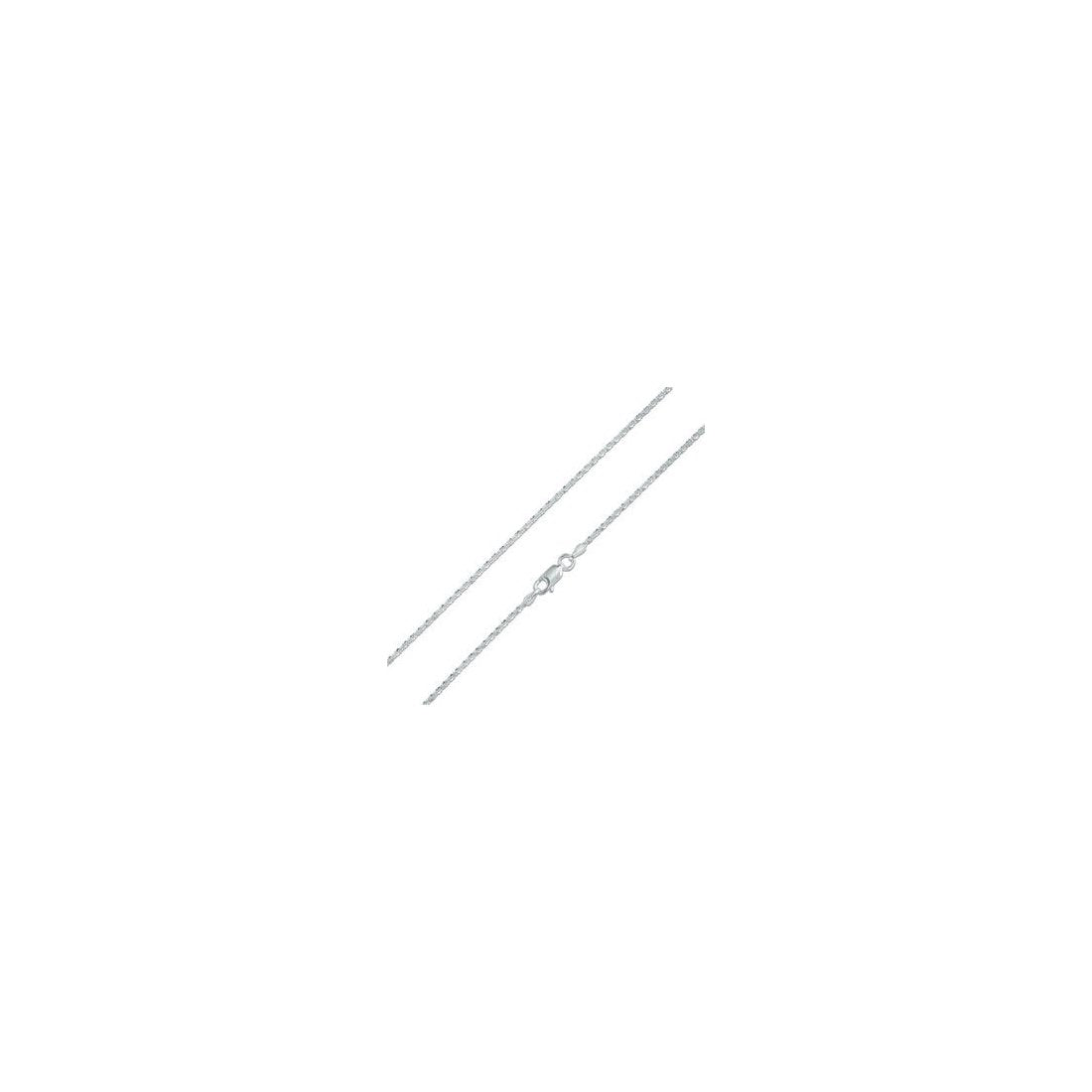 1.4MM Criss Cross Chain .925 Solid Sterling Silver Available In 16-20 Inches