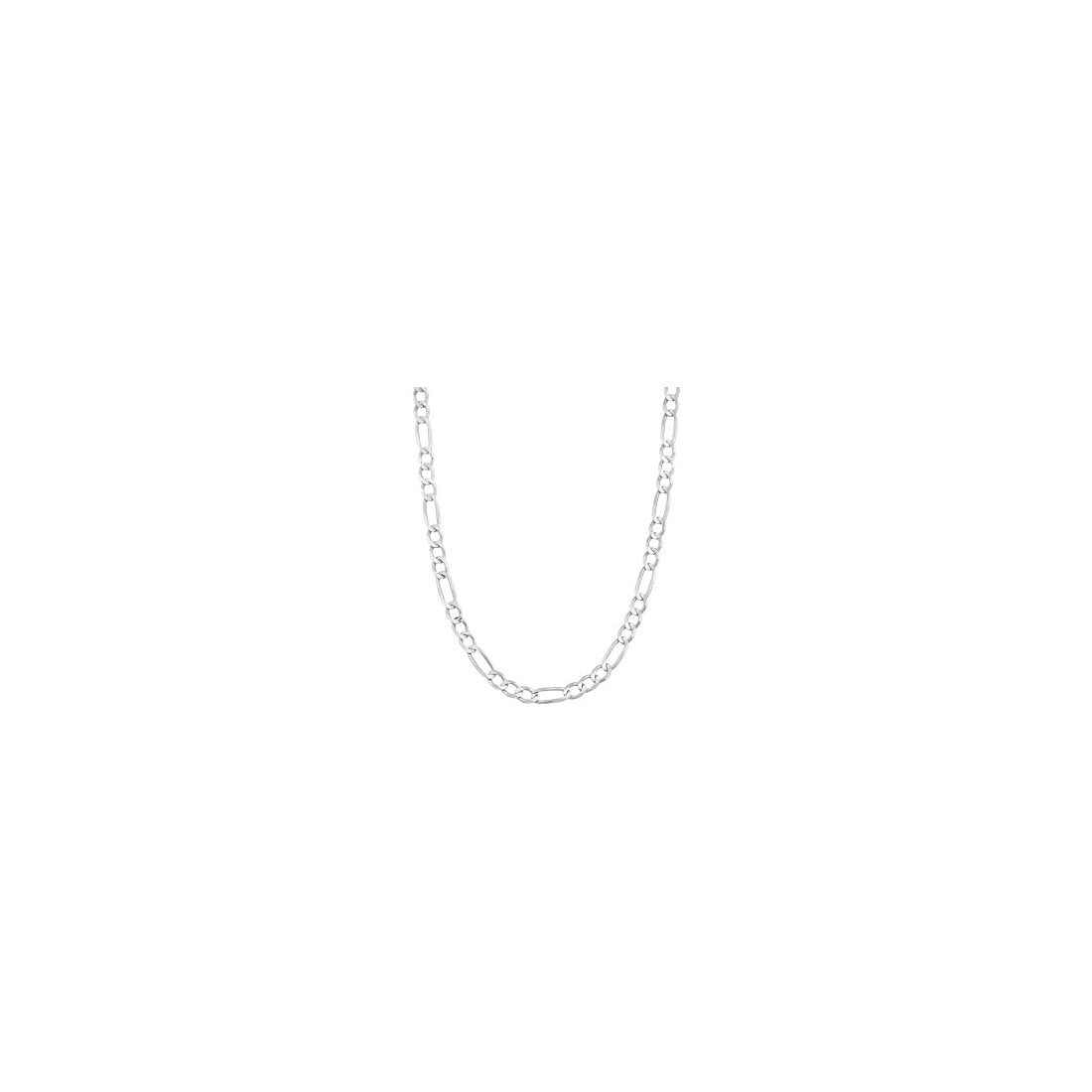 6.2MM 150 Figaro Link Chain .925 Solid Sterling Silver Sizes "7-36"