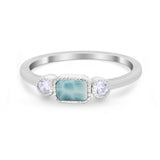 Petite Dainty Fashion Thumb Ring Simulated Cubic Zirconia 925 Sterling Silver
