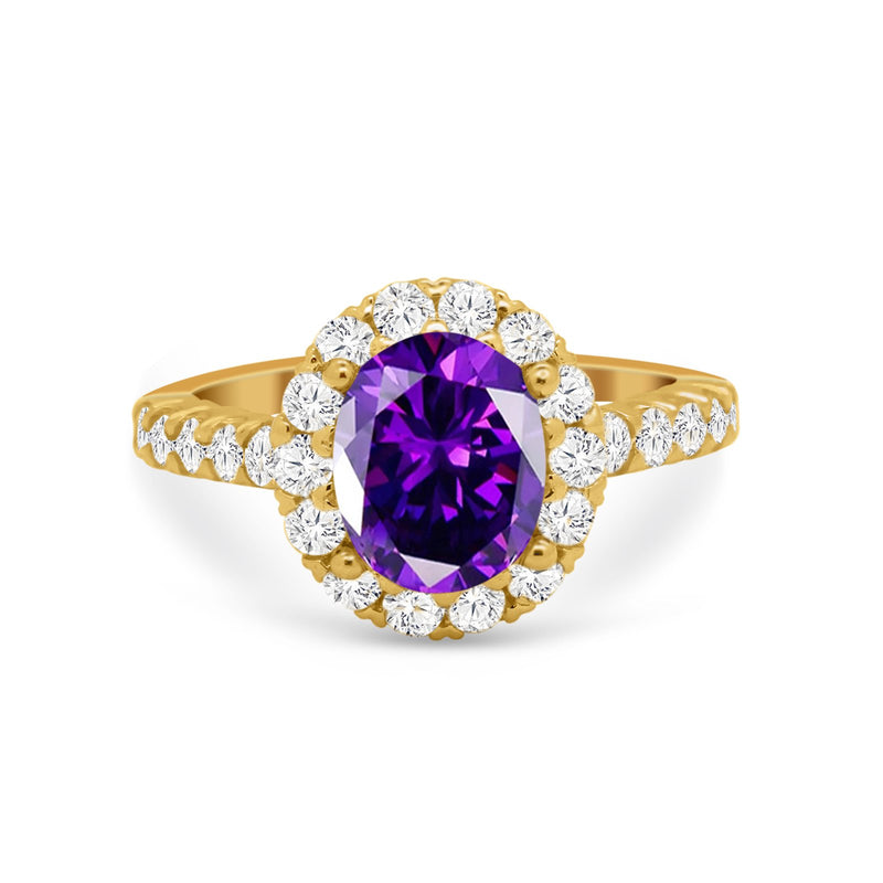 Solitaire Accent Wedding Ring Simulated Cubic Zirconia 925 Sterling Silver