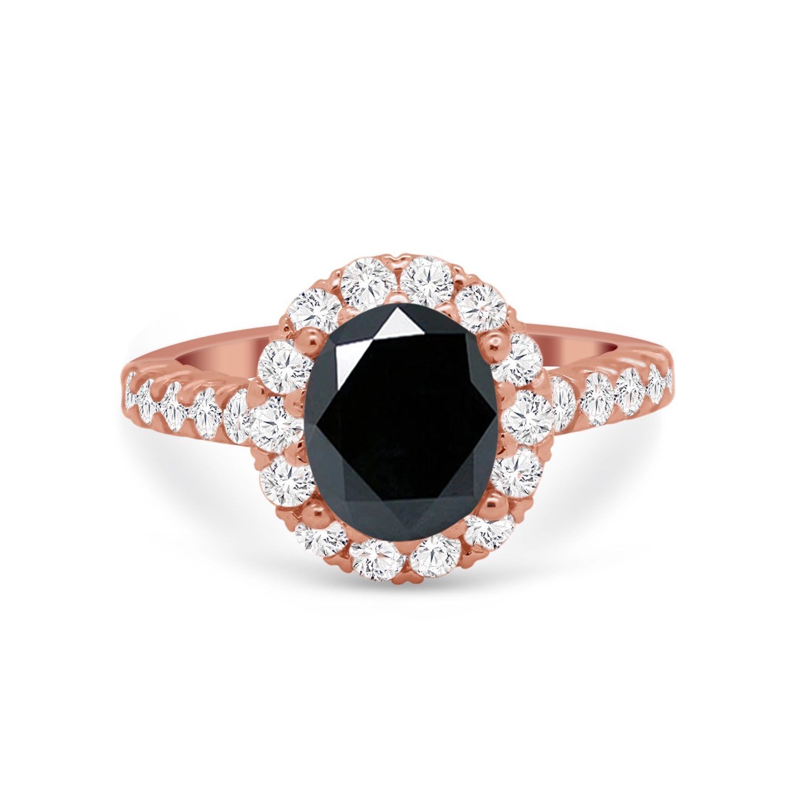 Solitaire Accent Wedding Ring Simulated Cubic Zirconia 925 Sterling Silver