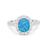 Solitaire Accent Wedding Ring Simulated Cubic Zirconia 925 Sterling Silver