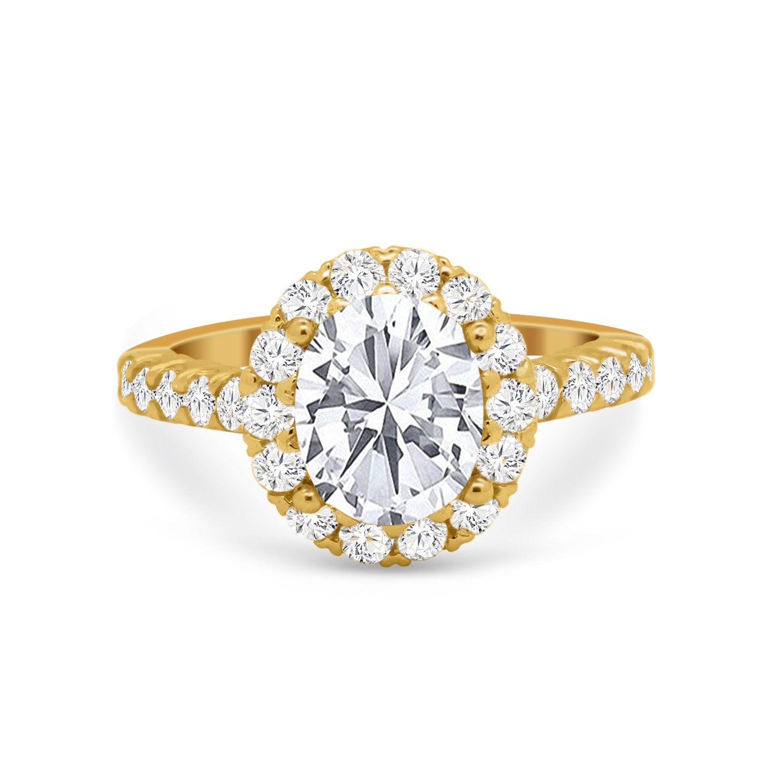 Solitaire Accent Wedding Ring Simulated Cubic Zirconia 925 Sterling Silver