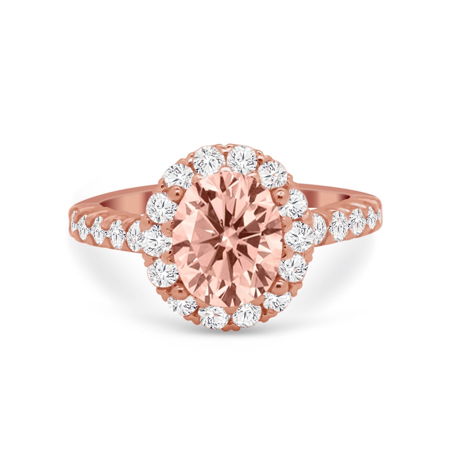 Solitaire Accent Wedding Ring Simulated Cubic Zirconia 925 Sterling Silver