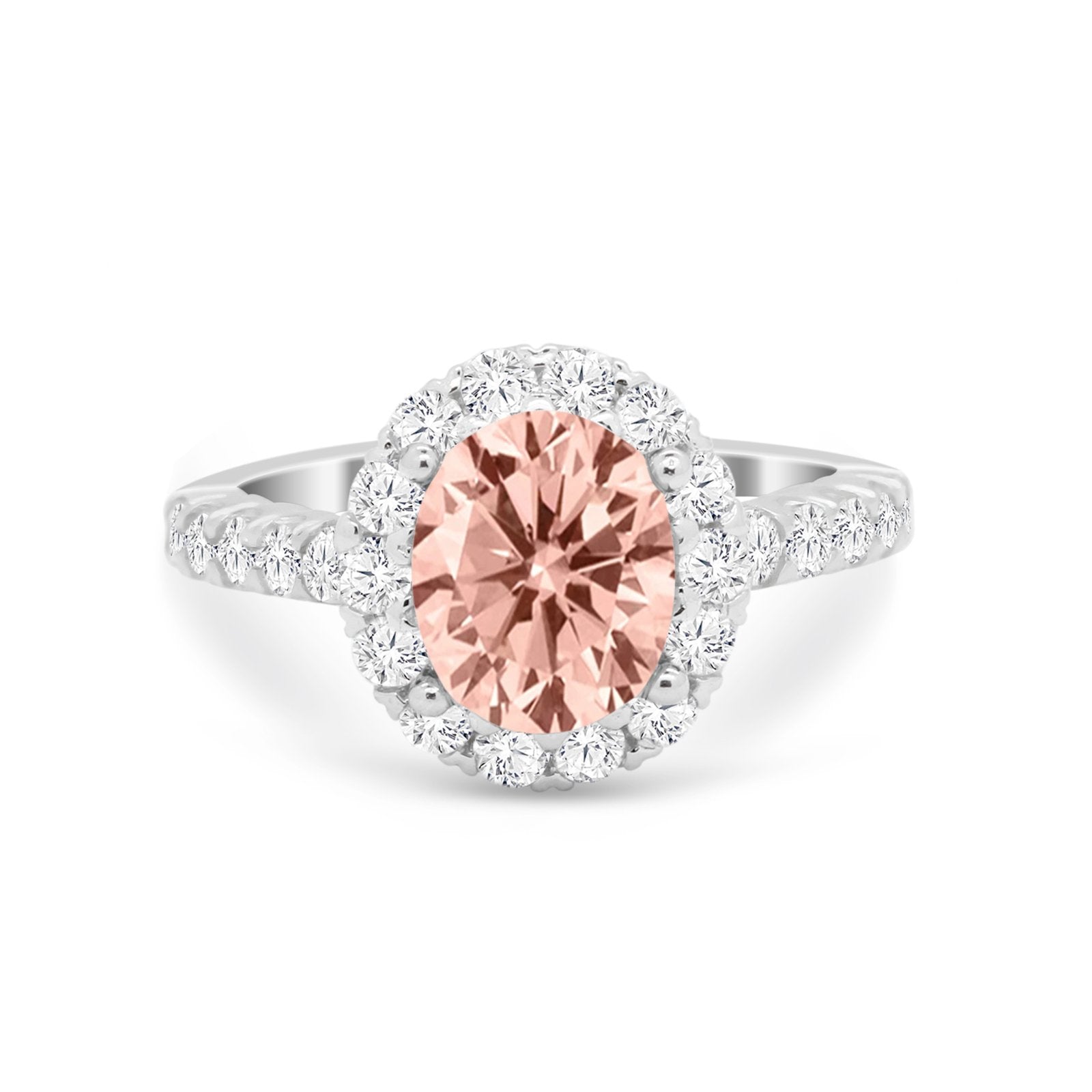 Solitaire Accent Wedding Ring Simulated Cubic Zirconia 925 Sterling Silver