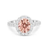 Solitaire Accent Wedding Ring Simulated Cubic Zirconia 925 Sterling Silver