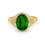 Art Deco Engagement Bridal Ring Simulated Cubic Zirconia 925 Sterling Silver BA1059