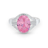 Art Deco Engagement Bridal Ring Simulated Cubic Zirconia 925 Sterling Silver BA1059