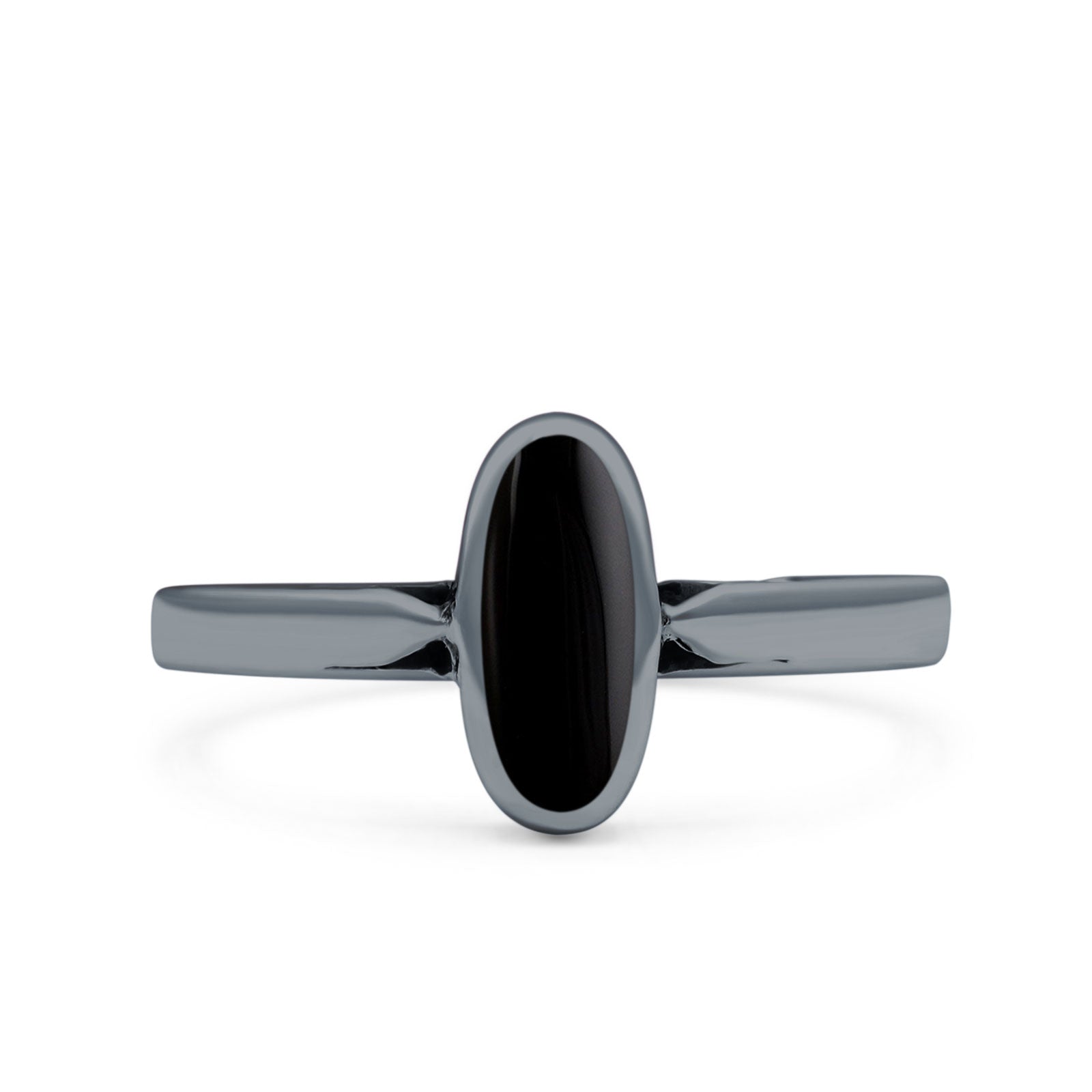 Vintage Style Petite Dainty Lab Opal Ring Solid Oval Oxidized 925 Sterling Silver