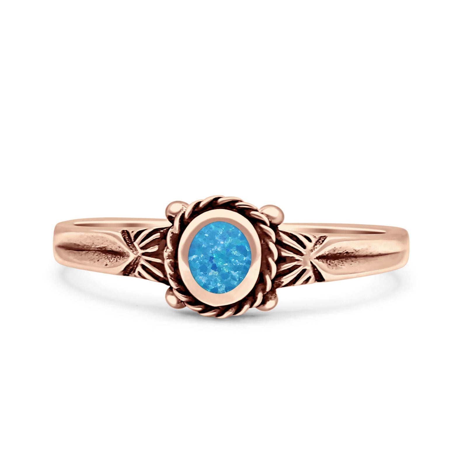 Vintage Style Oval Thumb Ring Statement Fashion Oxidized Lab Created Opal Solid 925 Sterling Silver