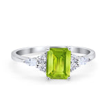 Art Deco Wedding Ring Marquise Simulated Cubic Zirconia 925 Sterling Silver