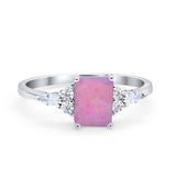 Art Deco Wedding Ring Marquise Simulated Cubic Zirconia 925 Sterling Silver