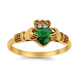 Vintage Style Engagement Bridal Ring Simulated CZ 925 Sterling Silver