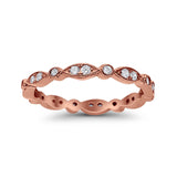 Eternity Round Wedding Band Ring Simulated CZ 925 Sterling Silver