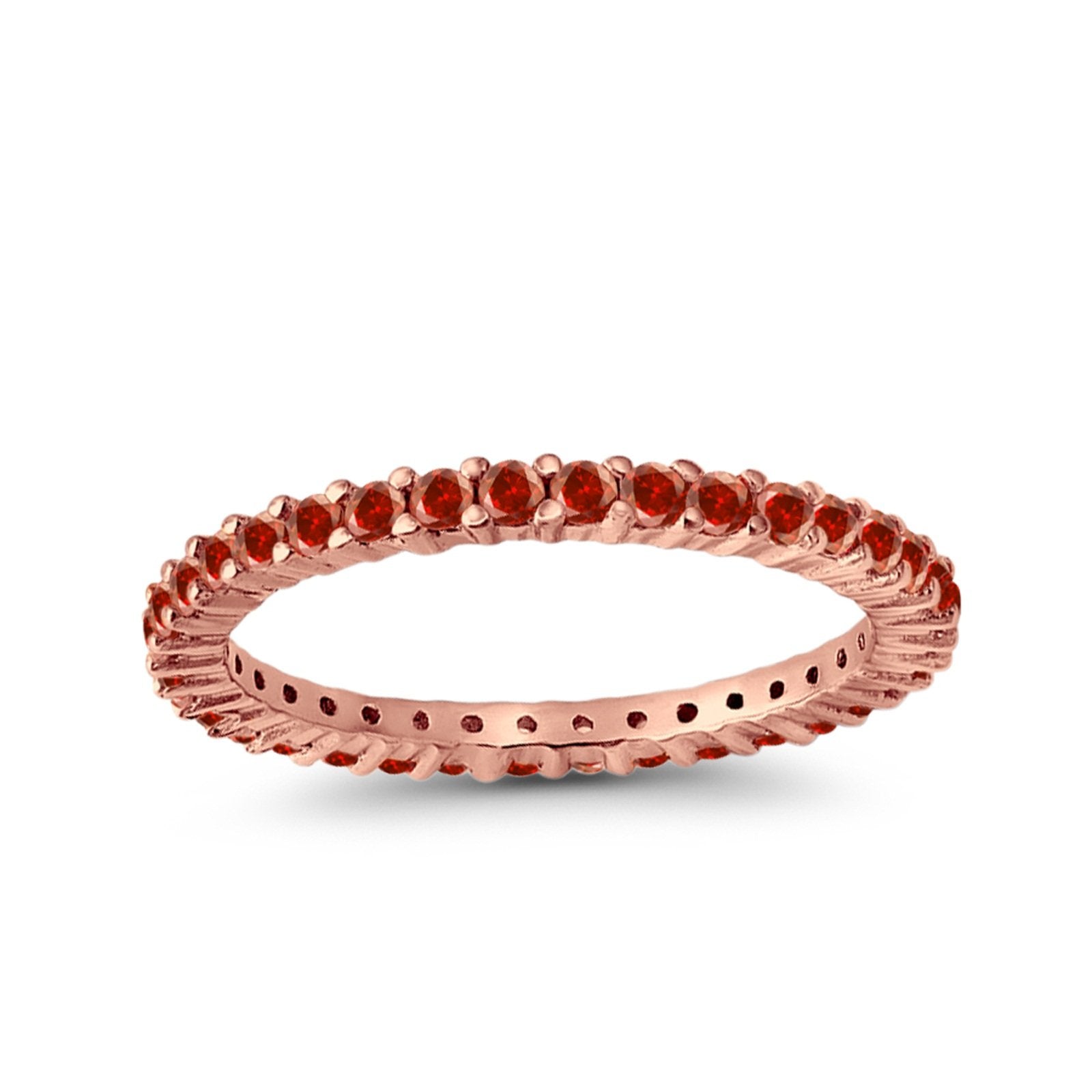 Full Eternity Wedding Band Round Simulated CZ Ring 925 Sterling Silver