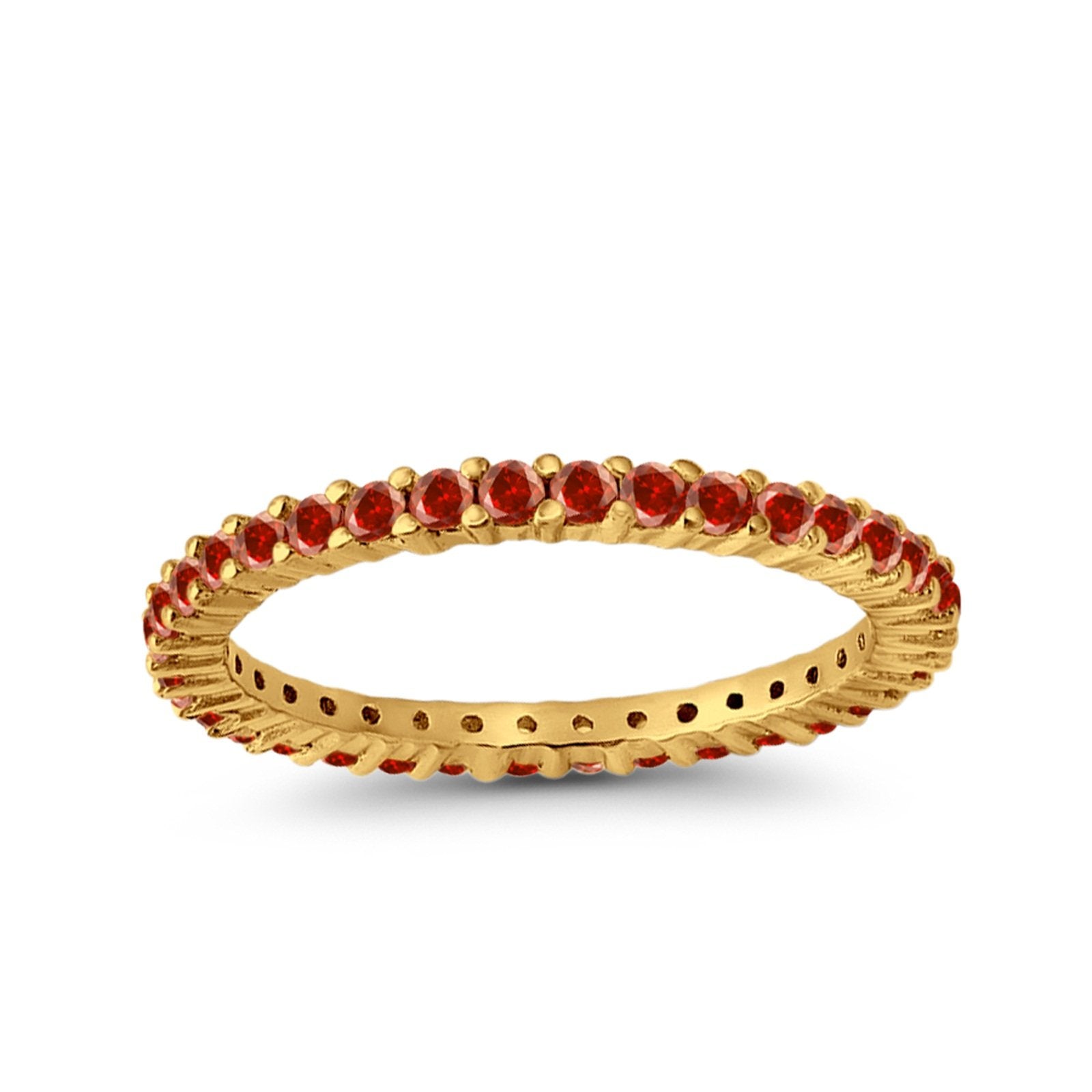 Full Eternity Wedding Band Round Simulated CZ Ring 925 Sterling Silver