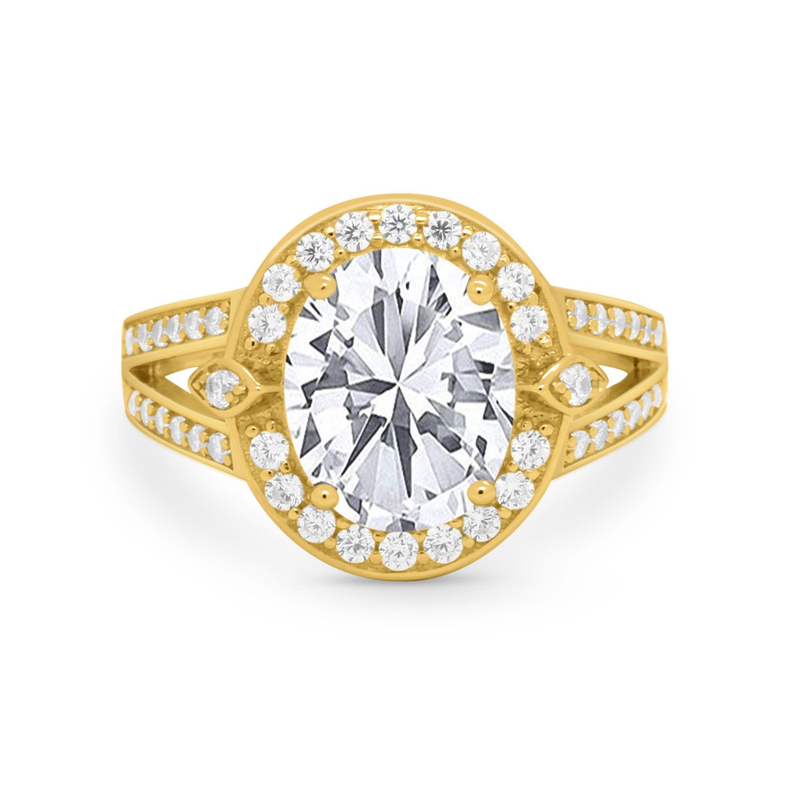 Art Deco Engagement Bridal Ring Simulated Cubic Zirconia 925 Sterling Silver