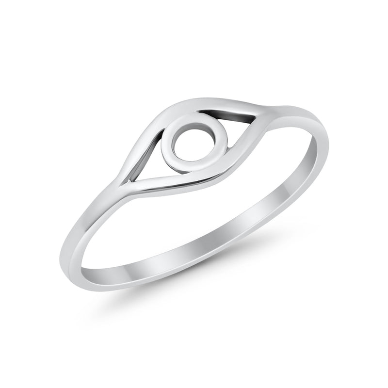 Eye Evil Eye Ring Solid 925 Sterling Silver