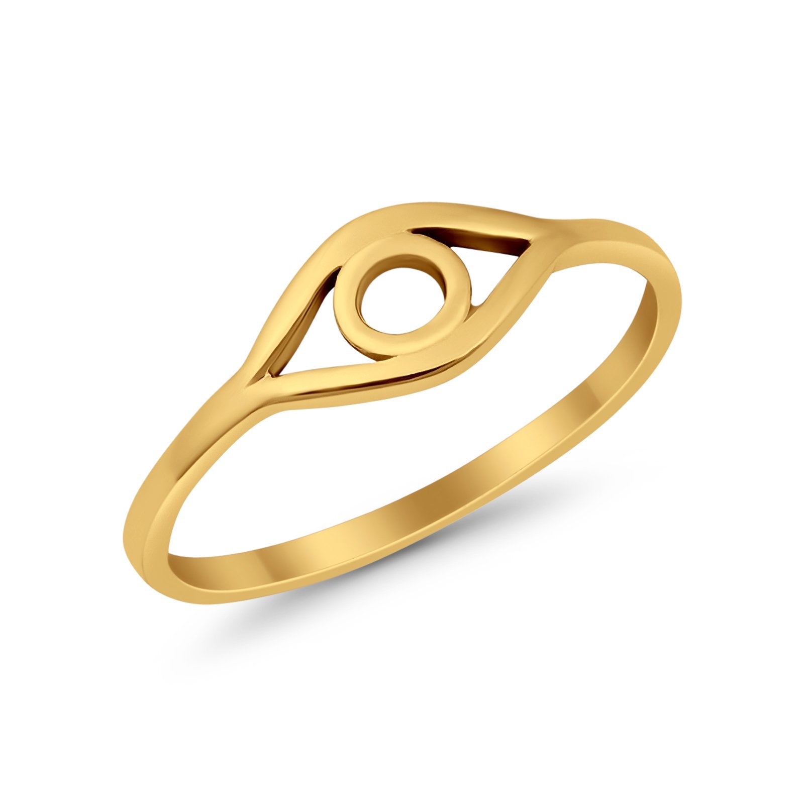 Eye Evil Eye Ring Solid 925 Sterling Silver