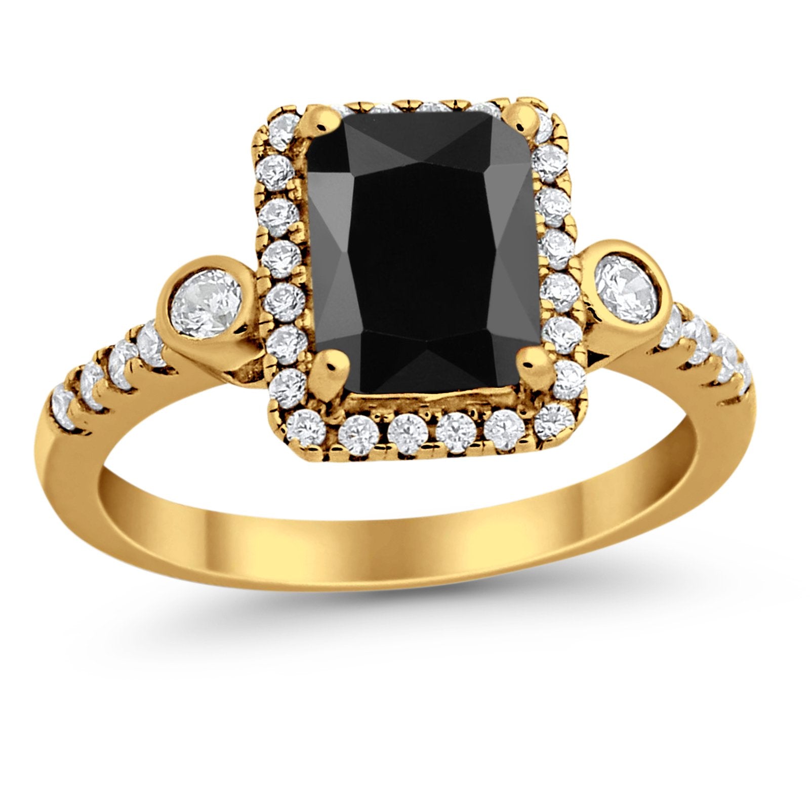 Halo Weddding Bridal Promise Ring Simulated Cubic Zirconia 925 Sterling Silver