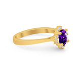 Halo Floral Art Deco Wedding Engagement Ring Round CZ 925 Sterling Silver