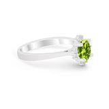 Halo Floral Art Deco Wedding Engagement Ring Round CZ 925 Sterling Silver