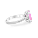 Solitaire Oval Wedding Engagement Ring 925 Sterling Silver