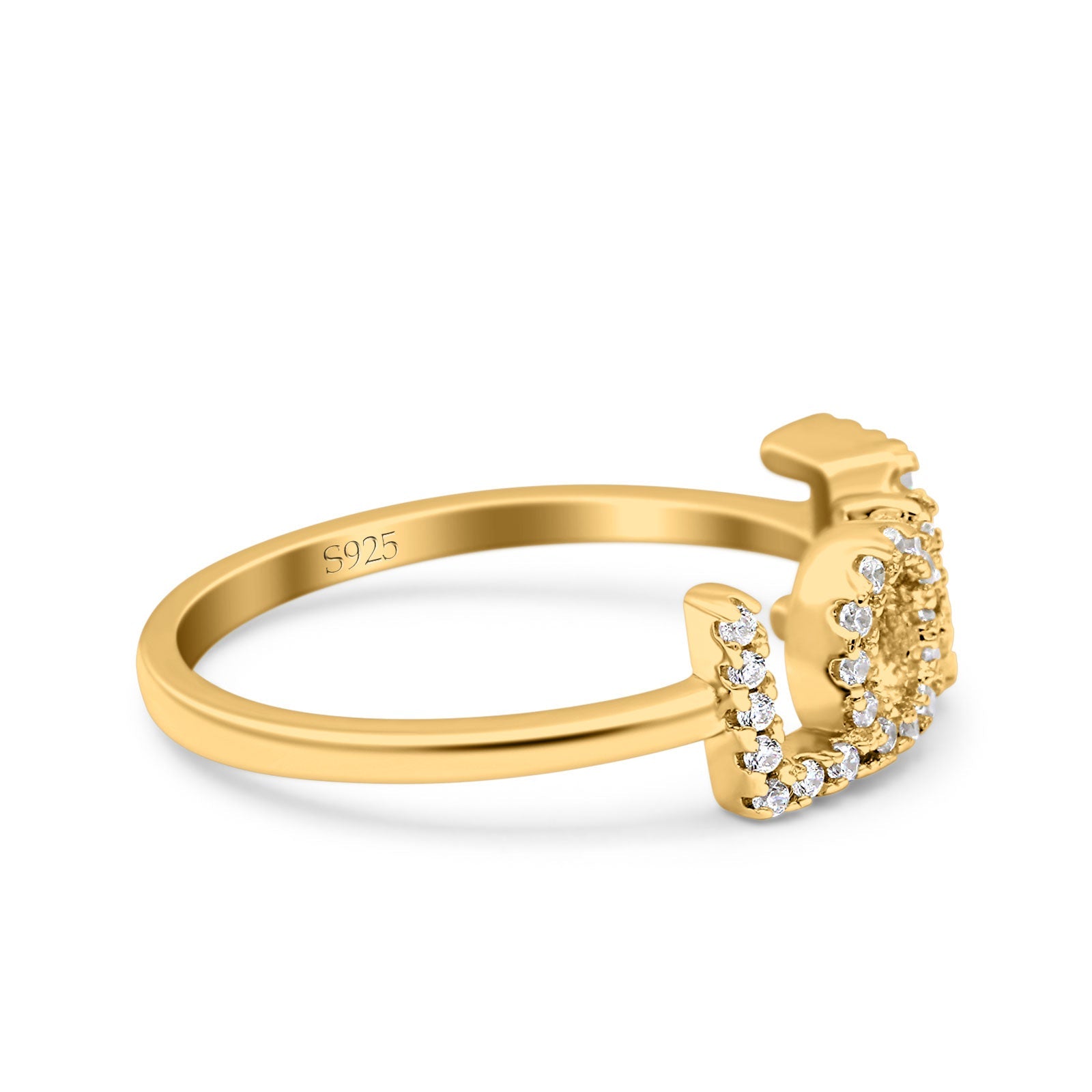 Love Ring Wedding Engagement Eternity Band Simulated Cubic Zirconia 925 Sterling Silver (6mm)