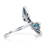 sterling silver butterfly ring