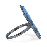 Butterfly Petite Dainty Thumb Ring Lab Created Opal Statement Fashion Ring 925 Sterling Silver