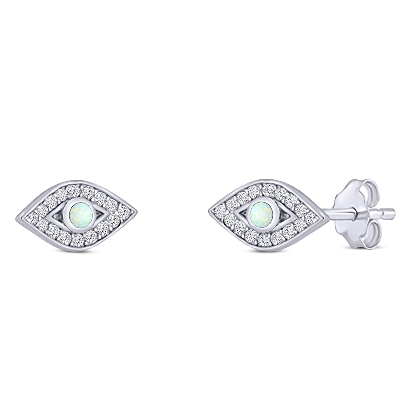 Evil Eye Stud Earrings